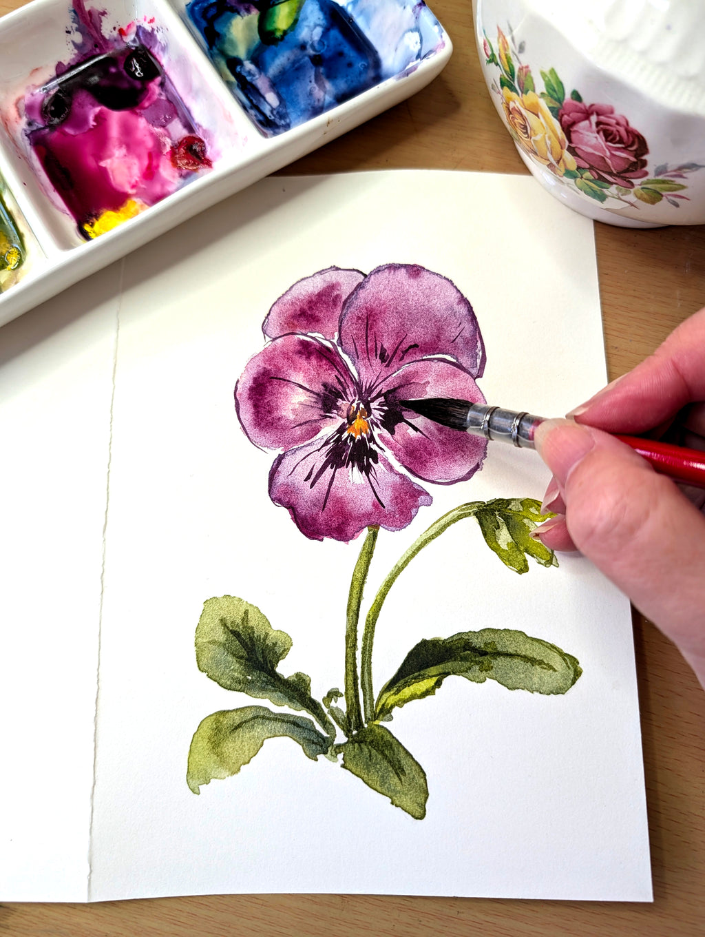 Introductory Floral Watercolour Class - 11th July